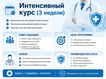 Реабилитация за 21 день в Тимашевске